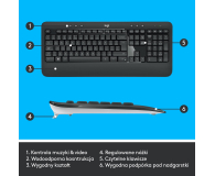 LOGITECH MK540 Zestaw bezprzewodowej klawiatury i myszy US 920-008685 - 411565 - zdjęcie 11